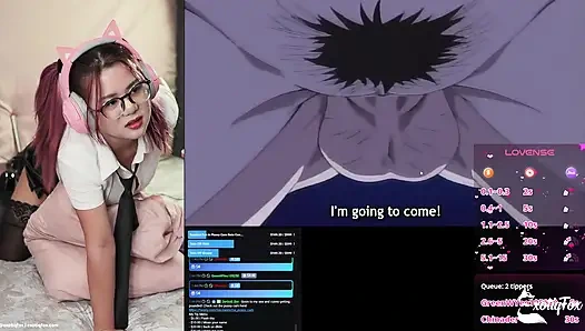 Klasik hentai iç çamaşırlarını izlerken o kadar tahrik oldum ki sikiş makinem beni sikerken inliyorum