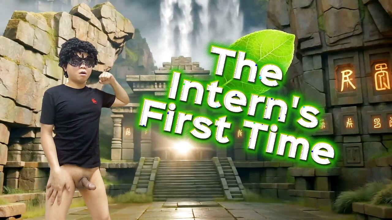 The Intern Gets Fucked by His Boss for the First Time.