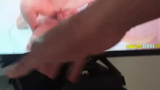Cum auf meine Taschenmuschi