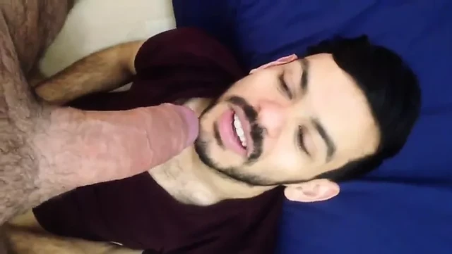 He likes to suck dick and swallow cum  :)