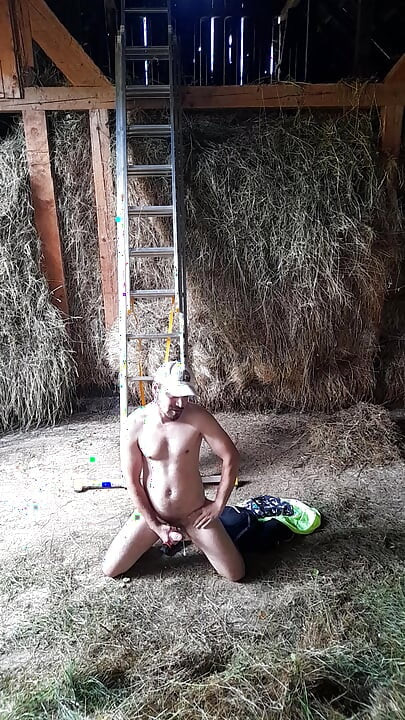 Romanian countryside gay man Daeros is getting hot