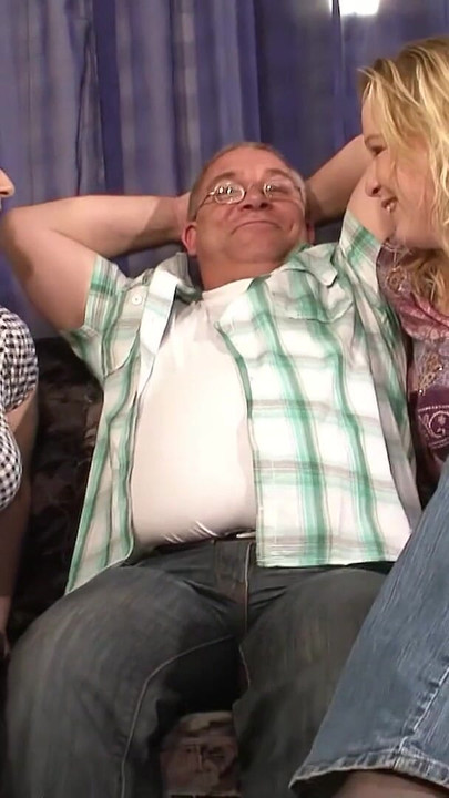 Key moment from "German Curvy Wife suprise old Fat husband with FFM Threesome at Reportage"