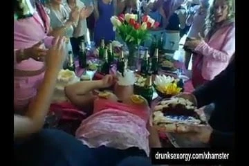 Party bitches suck cocks in public