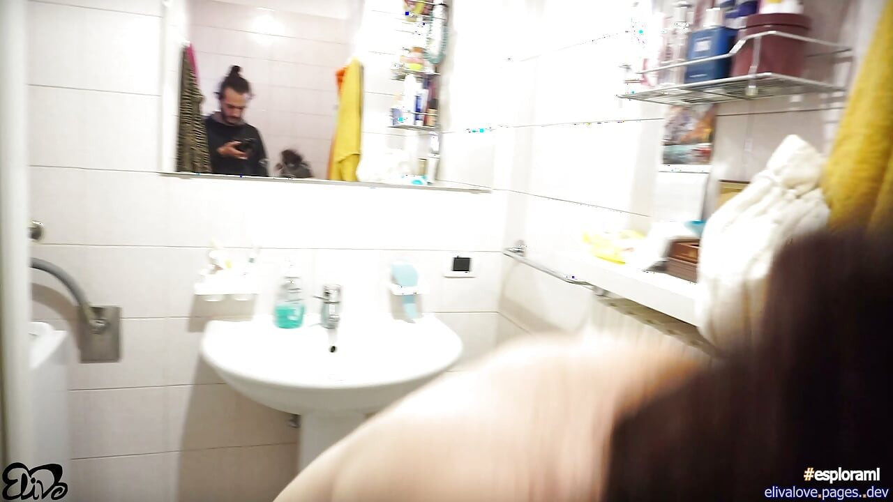 Sexy Love PREGNANT: first laundry and shower then cumshot in pussy