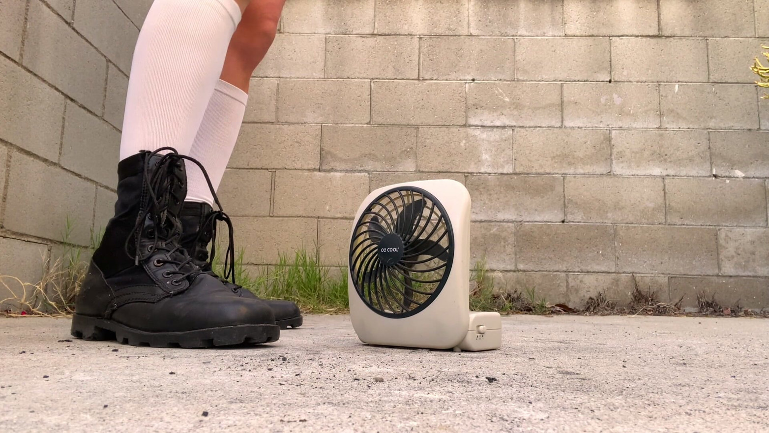 Crushing Fans in Combat Boots