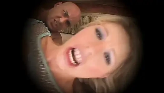 Sexy Blonde with Big Tits Rides Guy with Cock in Her Ass