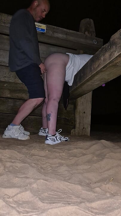 I Fucked Stepdaddy's Friend on a Late Night Beach Walk