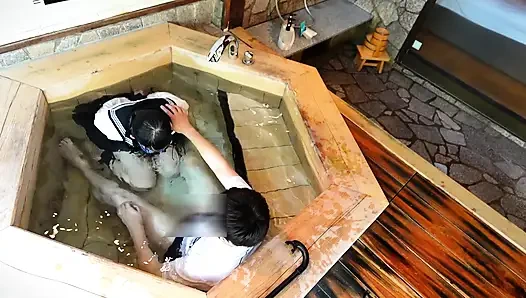 Dripping Uniform, Restrained in a Bathtub, off-campus Lesson