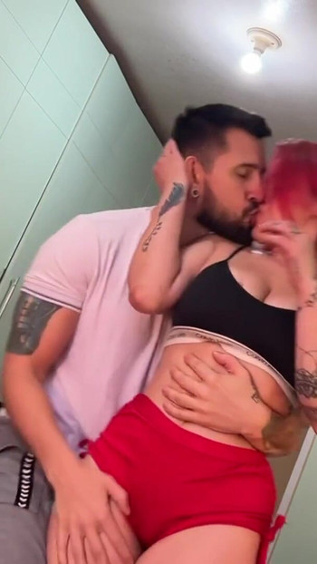 Jaw-dropping moment from "Trying to play video games but my wife just wanted sex - Amateur Couple"