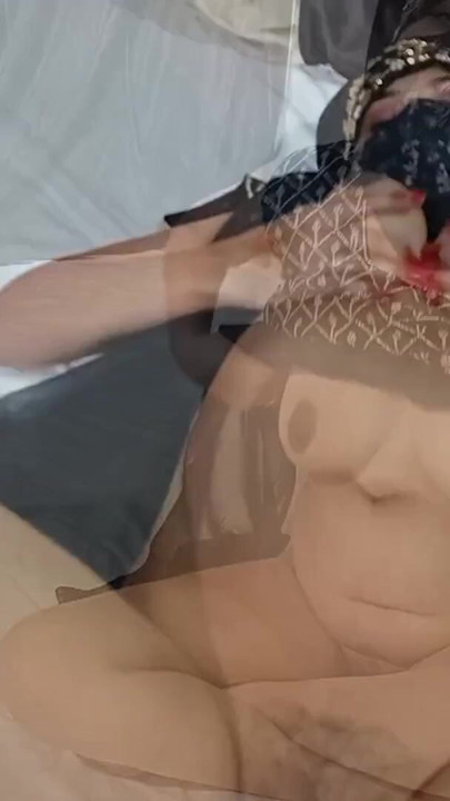 Virgin Muslim girl trying to calm herself down by inserting finger in her pussy | Clip 1