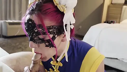 Hot wife Cosplay Chun Li