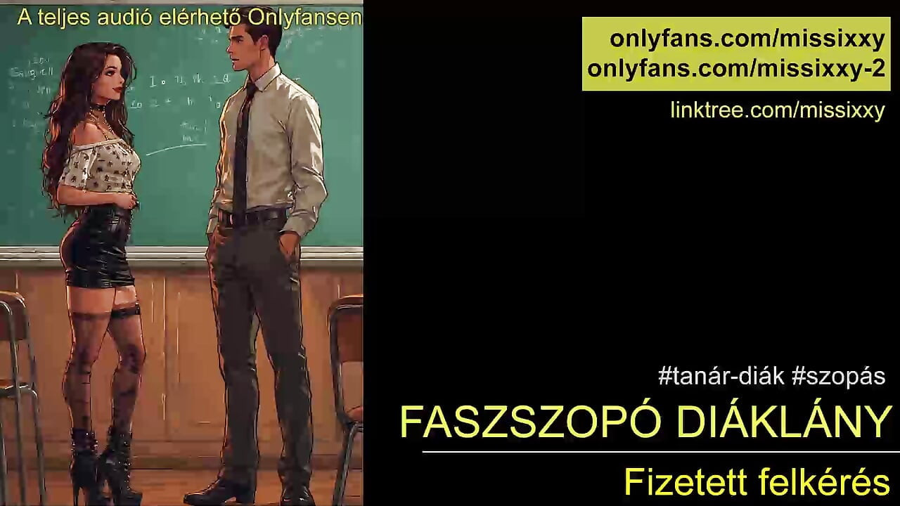 Cock sucking schoolgirl - Hungarian audio