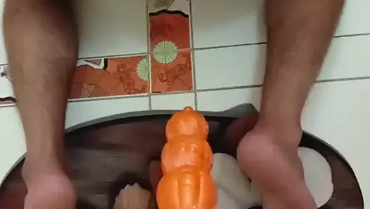 Doğada kendimi götten sikiyorum