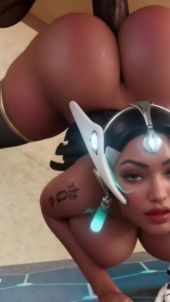 Overwatch symmetra cosplay Sex unzensierte Hentai-KI erzeugt