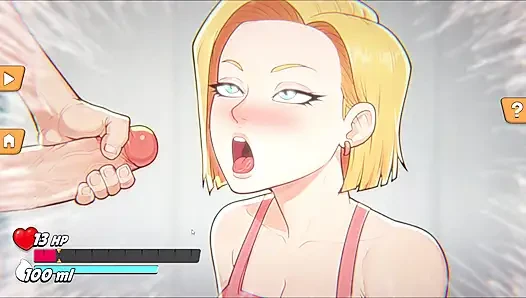 Android 18 Gears Deep - Android 18 Leaving Krillin Dry