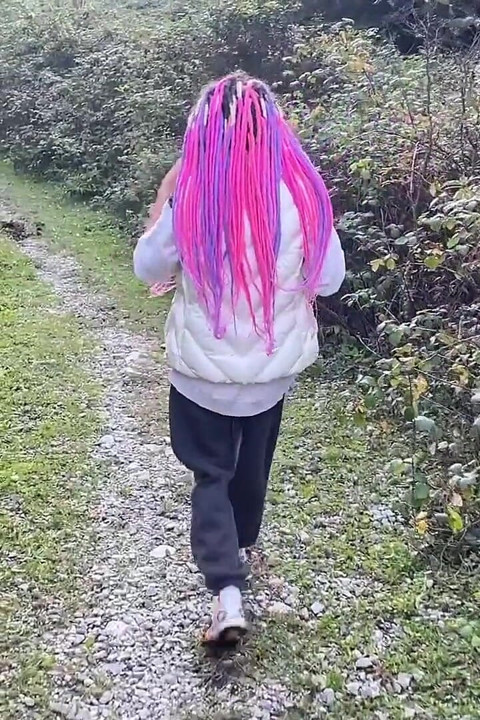 Sapık itaatkar kızla açık havada tanıştım ve amını cezalandırdım