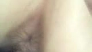 Girlfriend Cumming on Bf's Cock