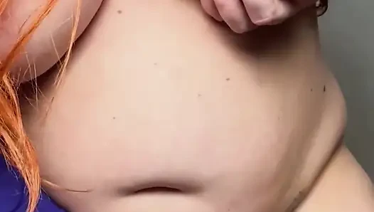 Masturbating