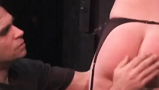 Винтажное фетишное пощечина задницей