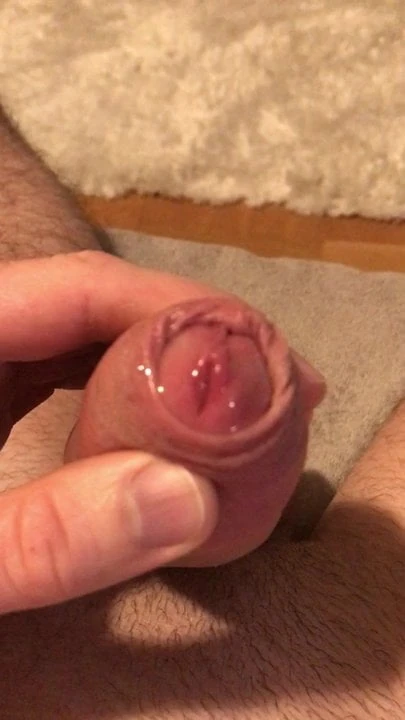 German hot eging and moaning with sperm at the end