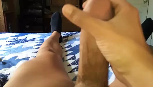 Tombul mantar yarak kafası dölle patlıyor