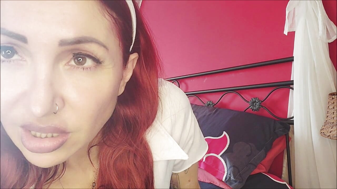 Beautiful abusive and blasphemous nurse