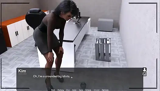 Pantyhoes: karyawan marah pada bos mereka, karena dia ngentot mereka semua ep 8