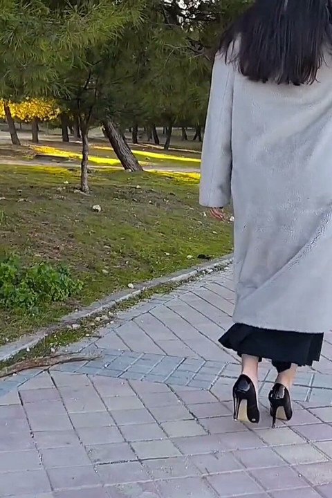 Latina in Dirndl Slut Lipstick Pussy Play, Outdoor Piss & Titty Cum Finish