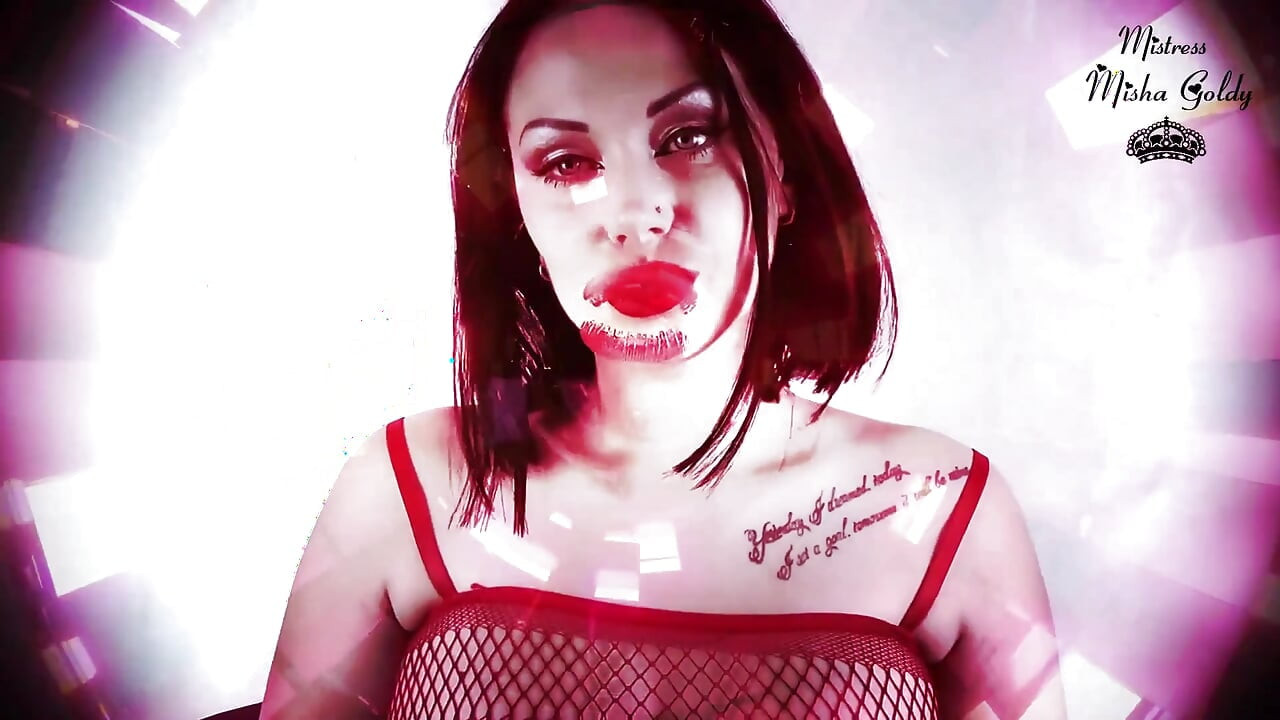 My red kisses on you