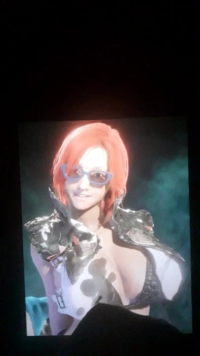 Cumming all over my monster hunter character