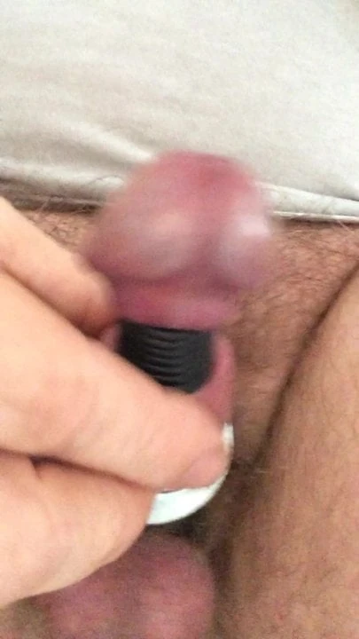 Steel cyborg cock wank