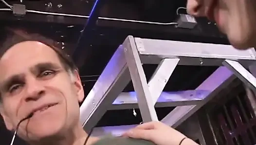 Behind the scenes footage of porn stars in action
