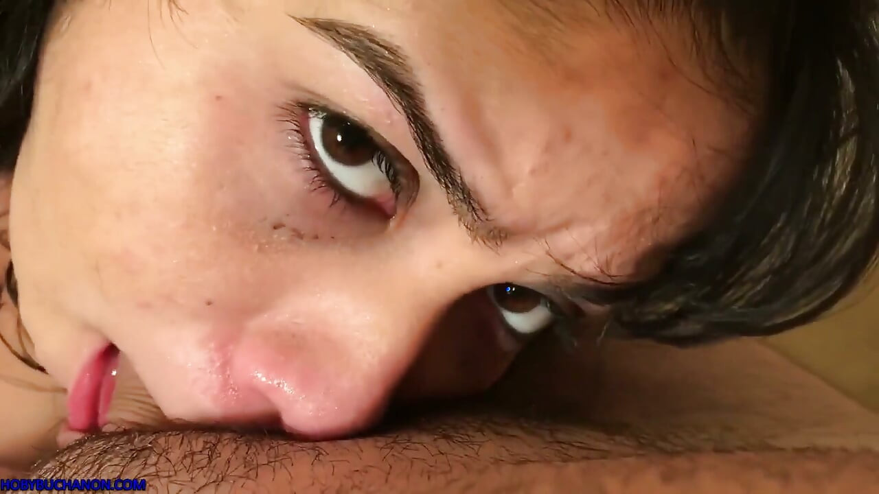 Elyce Ferrera Sloppy Gagging POV Face Fuck