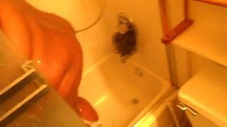 BBW, schwarze Dusche