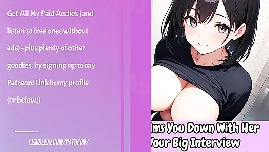 Your Best Friend Calms You Down With Her Tits Before Your Big Interview - Erotic Audio Roleplay