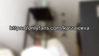 Petite blonde plays with herself while feeling alone