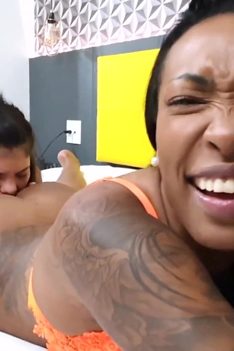 Persuading innocent girls with interracial kissing and hard asslicking