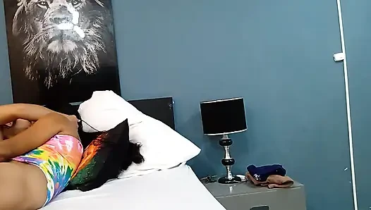 I scissor with my girlfriend until I orgasm