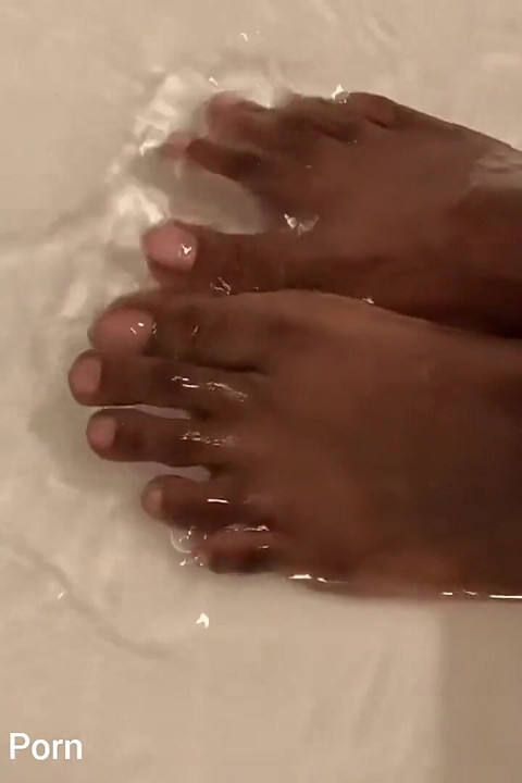 In the Bath Rubbing Washing My Feet