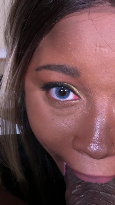 A Black and Yellow Blowjob From Nina Rivera