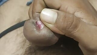 Indisk bangali pojke svart kuk avrunkning