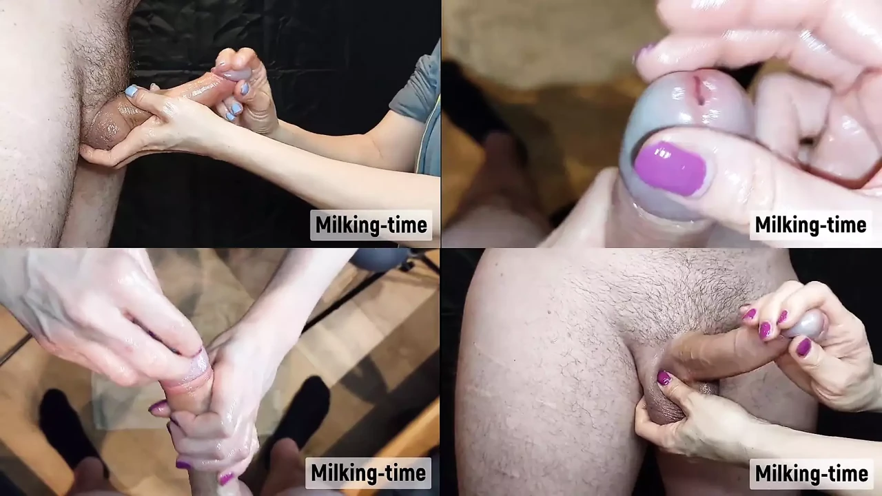 There's Dicks Everywhere! Split-screen Cumpilation 2 Milking-time