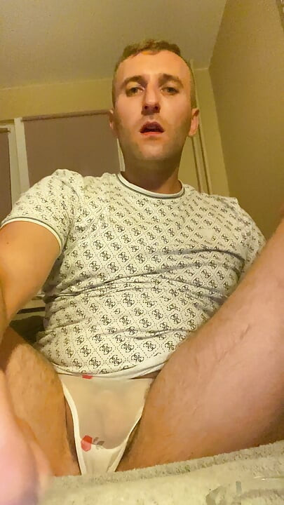 Polish hot Man is in his room solo cock Play