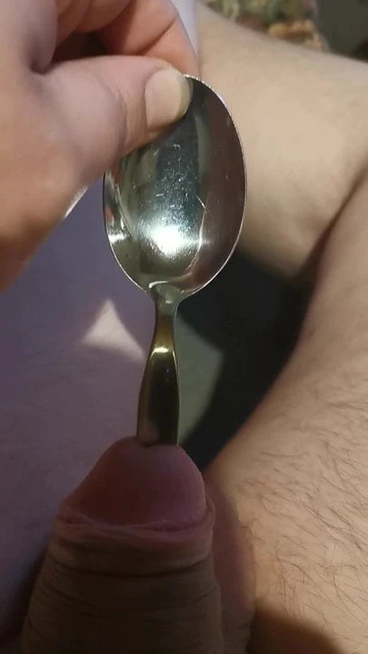 Spoon in my cock