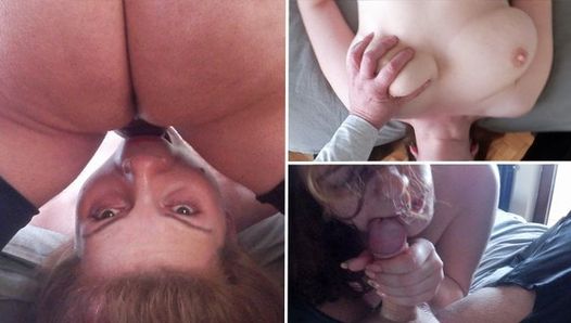 Buenos días follada facial para puta sumisa con grandes tetas naturales