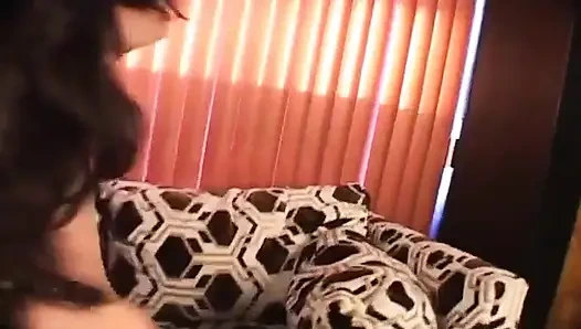 Striptease Then Playing with Herself Denim Outfit Featuring Tera Patrick