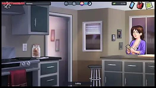 Summertime Saga Part 27 By DarkCookie - Stepbro Fucks Stepsis and Creampie Her pussy, close up CREAMPIE