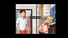 Cała scena seksu z Roxxy - saga summertime - animowane porno