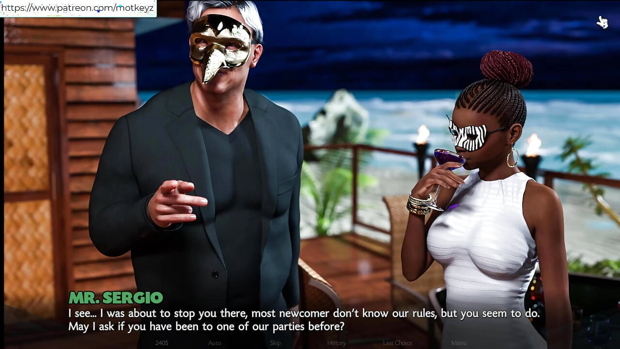 Pergi ke parti pantai dan kena kongkek Mrs D dan itu merah panas