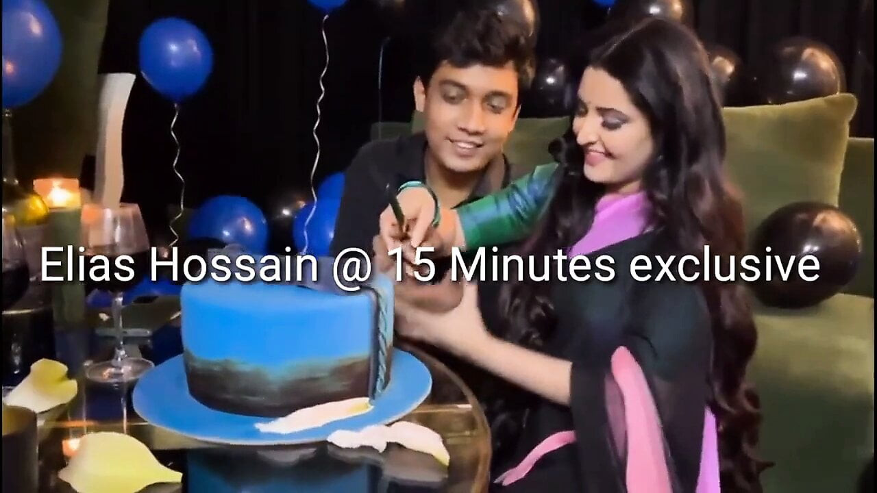 Porimoni Birthday celebration Hot kiss
